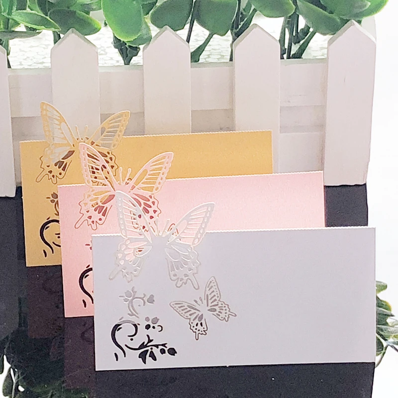 10Colors 50pcs Butterfly Laser Cut Wedding Party Table Name Place Cards Favor Decor Wedding Decoration Birthday Party Supplies
10Colors 50pcs Butterfly Laser Cut Wedding Party Table Name Place Cards Favor Decor Wedding Decoration Birthday Party Supplies