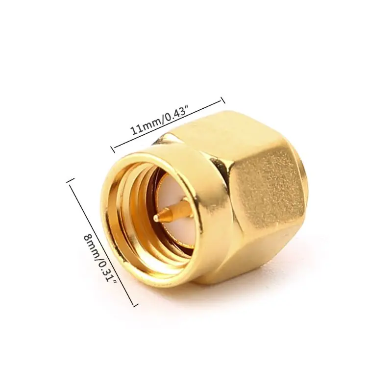 New 1pc SMA Male To IPX U.fl Male RF Connector RF Connector Coaxial Converter Adapter Straight
New 1pc SMA Male To IPX U.fl Male RF Connector RF Connector Coaxial Converter Adapter Straight