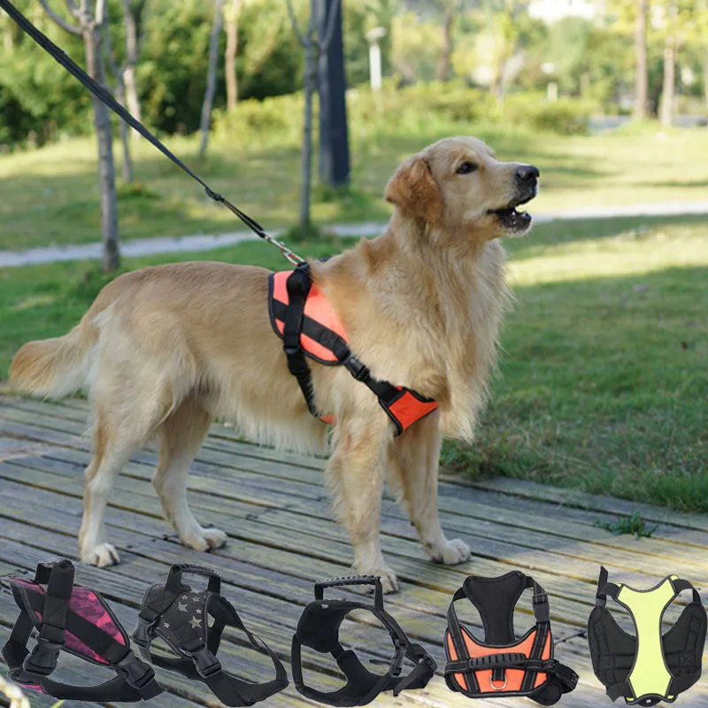 Pet Dog Harness Vest Walking Breathable NO Pull Big Dog Vest Harness Strip Pets Harness For Dogs Golden Retriever Labrador PP063
Pet Dog Harness Vest Walking Breathable NO Pull Big Dog Vest Harness Strip Pets Harness For Dogs Golden Retriever Labrador PP063