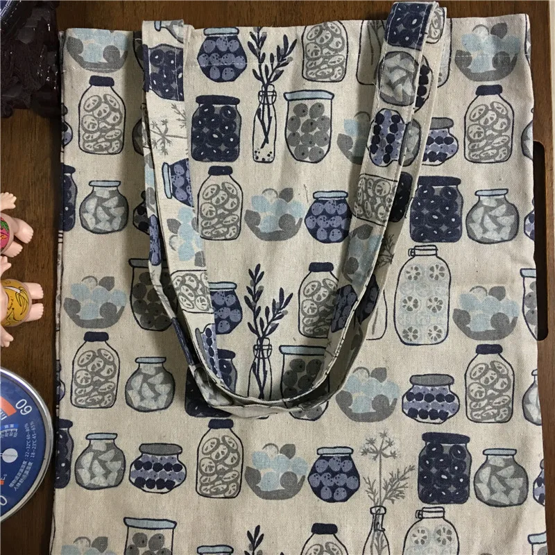 YILE Handmade Cotton Linen Eco Shopping Tote Shoulder Bag Print Penzai Wishes Bottle 17224-3
YILE Handmade Cotton Linen Eco Shopping Tote Shoulder Bag Print Penzai Wishes Bottle 17224-3