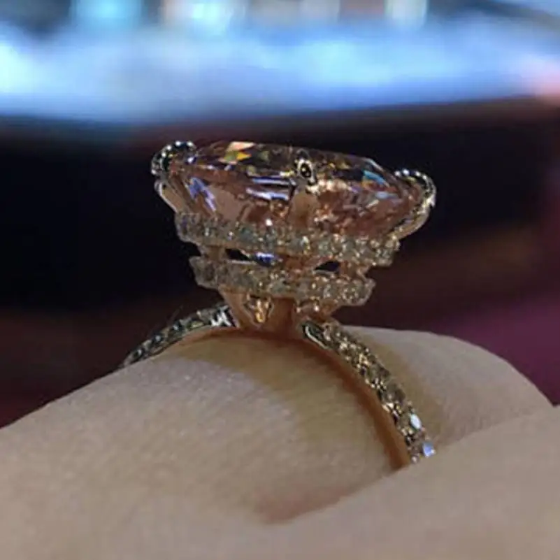 Luxury Champagne Cubic Zirconia CZ princess rings for Women Girls Jewelry Fashion Mother's Day Gifts wedding bands size 6-10
Luxury Champagne Cubic Zirconia CZ princess rings for Women Girls Jewelry Fashion Mother's Day Gifts wedding bands size 6-10
