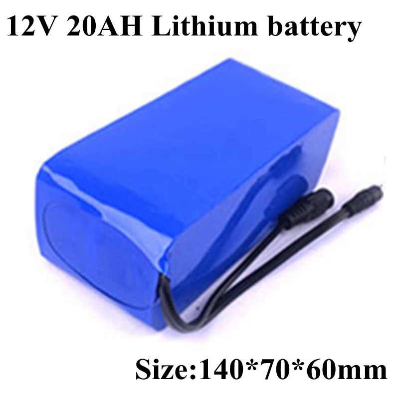 Real Capacity 12V 20ah Lithium Li-ion Baterias 12v 20ah for 12v DC Plug Power Tool Camera Led Lights Bms 3s 180w + 3A Charger
Real Capacity 12V 20ah Lithium Li-ion Baterias 12v 20ah for 12v DC Plug Power Tool Camera Led Lights Bms 3s 180w + 3A Charger