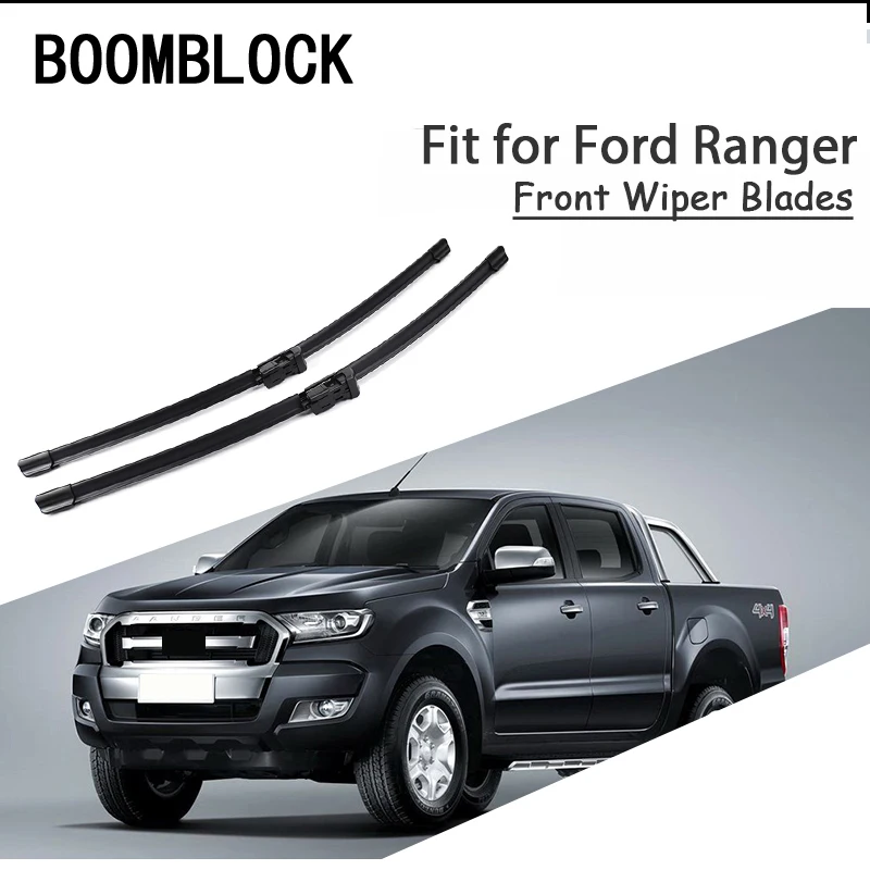 BOOMBLOCK 2PCS High Quality Front Windshield Wiper Blades For Ford Ranger T5 T6 T7 MK1 MK2 MK3Accessories
BOOMBLOCK 2PCS High Quality Front Windshield Wiper Blades For Ford Ranger T5 T6 T7 MK1 MK2 MK3Accessories