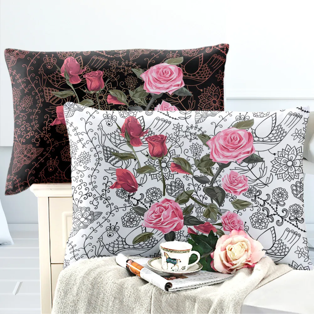 3D Rose Bedding Set Lotus Flowers Printed Duvet Cover Set Cartoon Birds Design Bedding Valentine's Day Couples Quilt Cover D30
3D Rose Bedding Set Lotus Flowers Printed Duvet Cover Set Cartoon Birds Design Bedding Valentine's Day Couples Quilt Cover D30