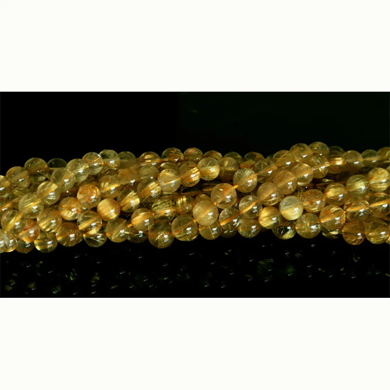 Discount Wholesale Natural Genuine Gold Hair Rutile Quartz Round Loose Stone Beads 3-18mm DIY Necklaces or Bracelets 15" 02868
Discount Wholesale Natural Genuine Gold Hair Rutile Quartz Round Loose Stone Beads 3-18mm DIY Necklaces or Bracelets 15" 02868