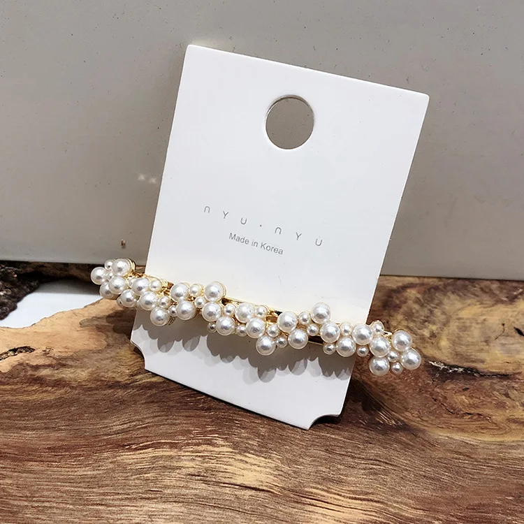 Korea Women Imitation Pearl Spring Hair Clips For Women Hair Holder Tools Fashion Accessories Hairgrips Barrettes
Korea Women Imitation Pearl Spring Hair Clips For Women Hair Holder Tools Fashion Accessories Hairgrips Barrettes