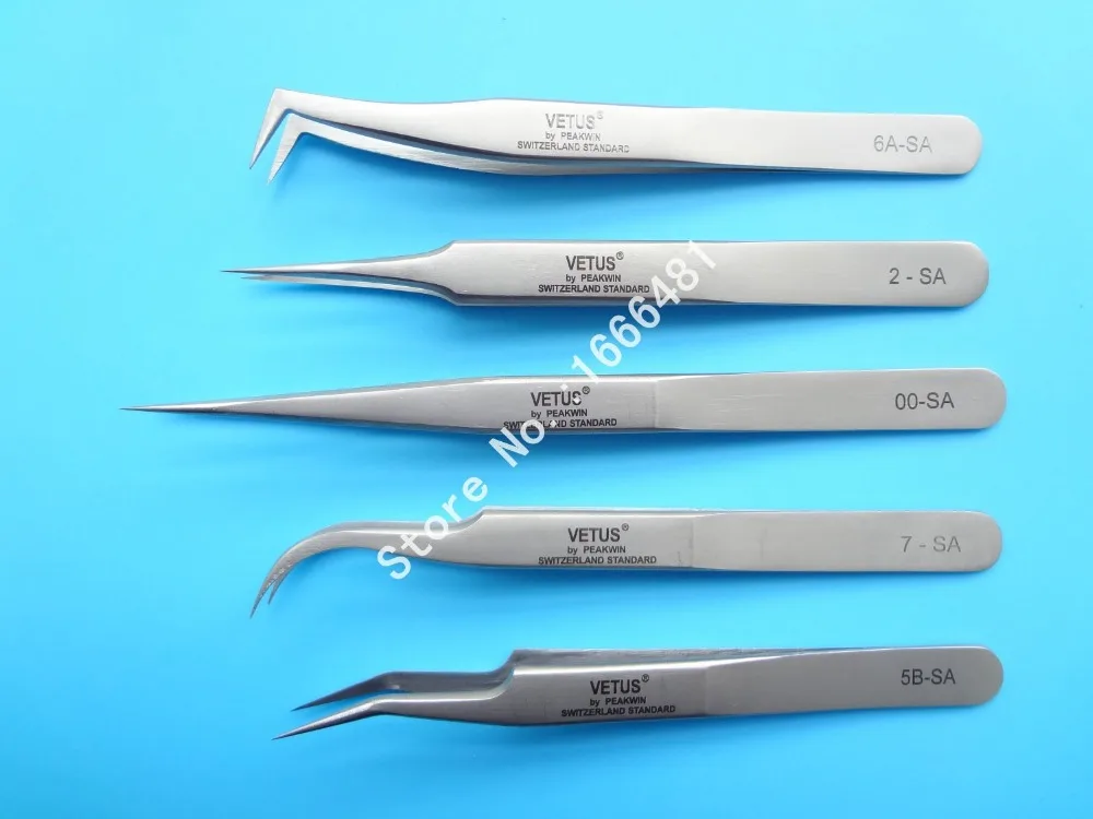 10 pcs Eyelash Vetus Tweezers Repairing Maintenance Tools Vetus 00-SA,6A-SA,2-SA,5B-SA,7-SA Free Shipping
10 pcs Eyelash Vetus Tweezers Repairing Maintenance Tools Vetus 00-SA,6A-SA,2-SA,5B-SA,7-SA Free Shipping