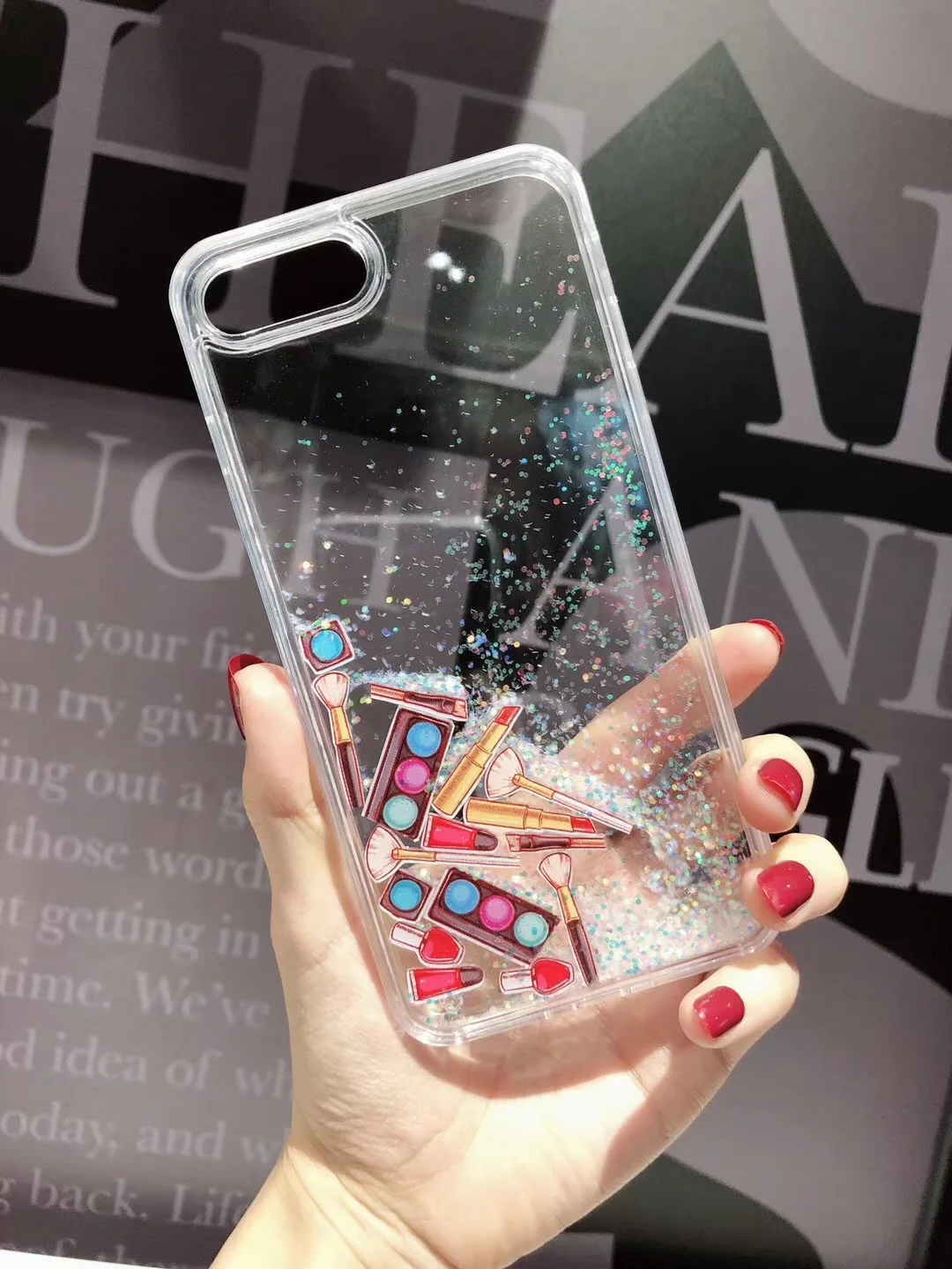 Роскошный дизайнерский 3D зыбучий песок жидкий блестящий чехол для телефона Iphone XS