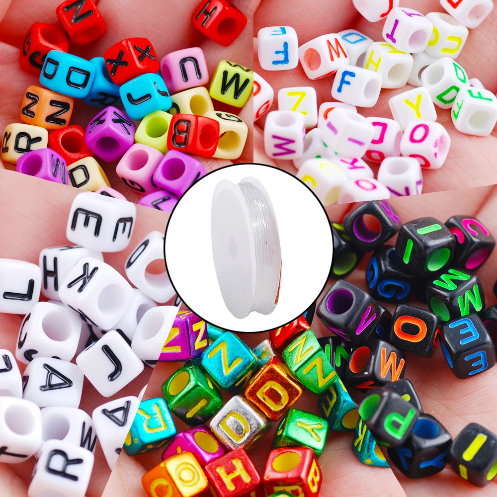 1000pcs 5 Color Acrylic Alphabet Cube Beads Letter Beads Send 1 Roll 10 Meter Crystal Line For DIY Bracelet Jewelry Making (6mm)
1000pcs 5 Color Acrylic Alphabet Cube Beads Letter Beads Send 1 Roll 10 Meter Crystal Line For DIY Bracelet Jewelry Making (6mm)