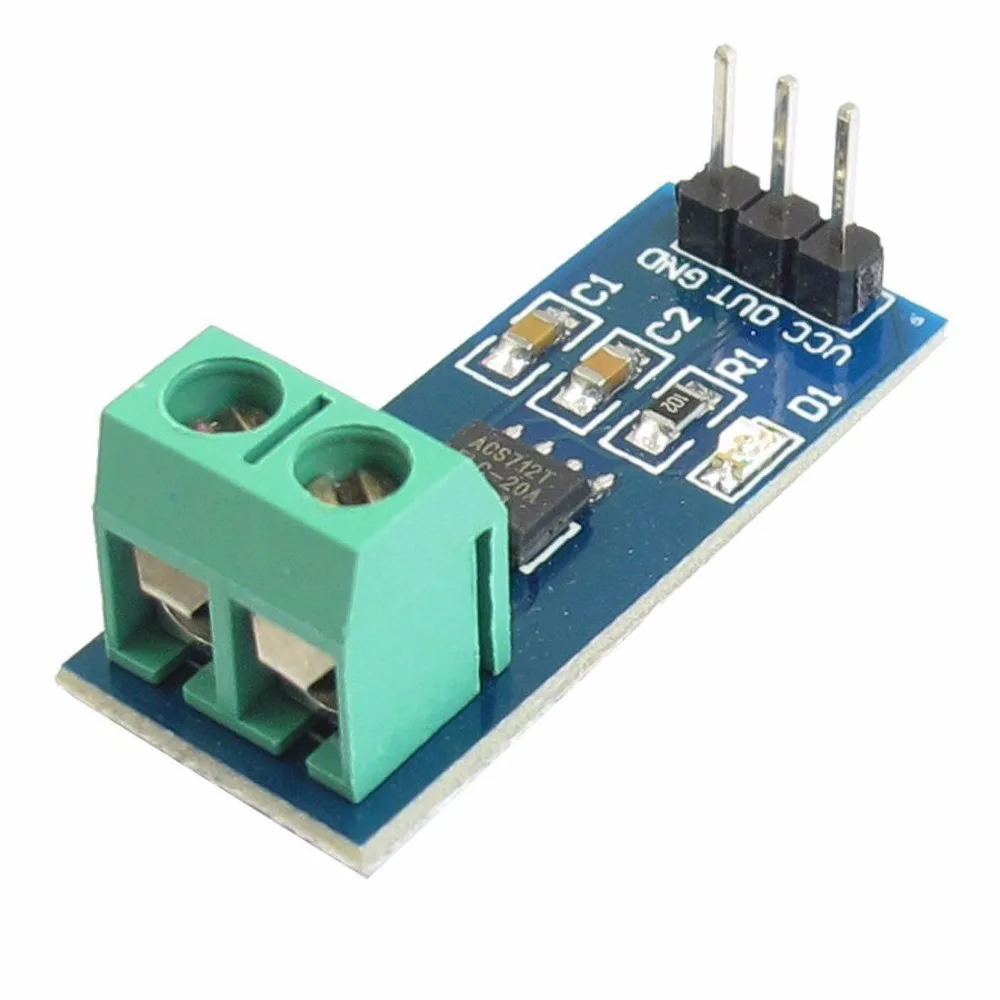 Модуль датчика тока Холла ACS712 20A модель для arduino 1 шт./лот|module for arduino|module sensormodules sensors