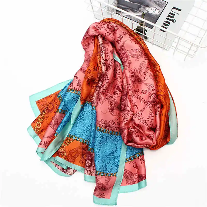 YOUHAN 2020 Fashion Women Scarf Suncreen Satin Silk Cashew Flower Printed Female Scarves Travel Shawl Lady Scarf Drop Shipping
YOUHAN 2020 Fashion Women Scarf Suncreen Satin Silk Cashew Flower Printed Female Scarves Travel Shawl Lady Scarf Drop Shipping