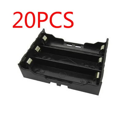 20PCS 18650 Battery Holder Case DIY Lithium Battery Box Battery Holder with Pin for 3 * 18650 (3.7-11.1V) Battery Case
20PCS 18650 Battery Holder Case DIY Lithium Battery Box Battery Holder with Pin for 3 * 18650 (3.7-11.1V) Battery Case