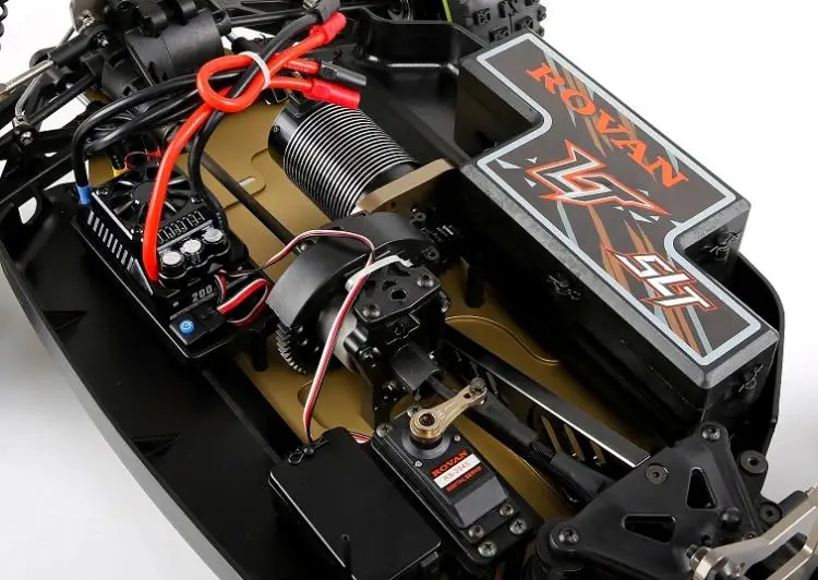 RCGas грузовик бесщеточный Электрический преобразователь с мотором ESC для KM X2 Rovan LT