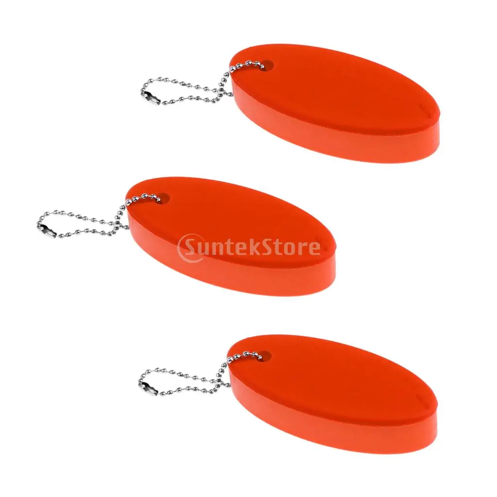 3Pcs Safety Lightweight Water Floating Keychain Keyring Key Float & Stainless Steel Ball Chain for Kayak Fishing Sailing Boating
3Pcs Safety Lightweight Water Floating Keychain Keyring Key Float & Stainless Steel Ball Chain for Kayak Fishing Sailing Boating
