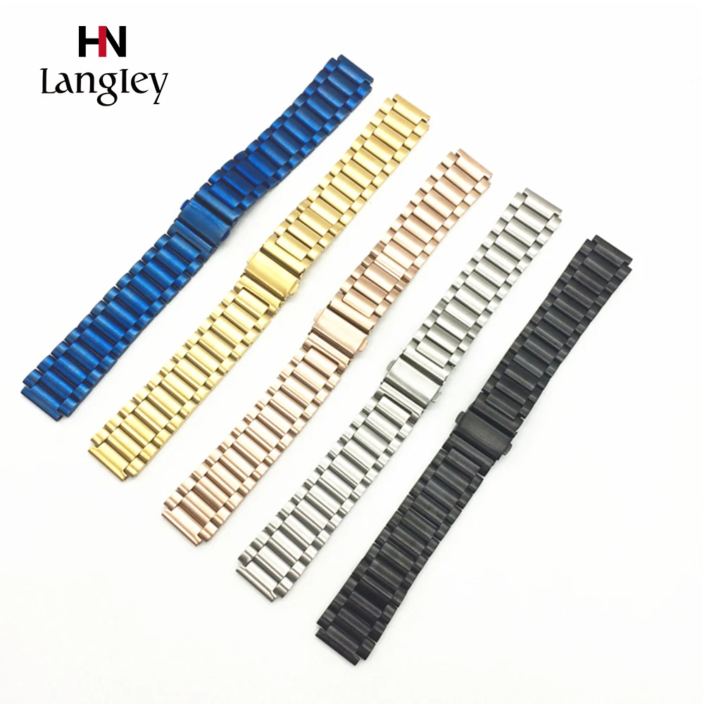 Stainless Steel Watchband For Men Women Wristwatch Straps Watches Accessories 18mm Watch Width Rose Gold Blue Wholesale
Stainless Steel Watchband For Men Women Wristwatch Straps Watches Accessories 18mm Watch Width Rose Gold Blue Wholesale