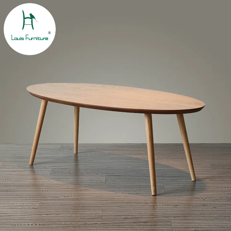 Louis Fashion Coffee Tables Modern Minimalism Small Apartment Design Nordic Solid Tea Oval White Oak Living Room Sofa
Louis Fashion Coffee Tables Modern Minimalism Small Apartment Design Nordic Solid Tea Oval White Oak Living Room Sofa