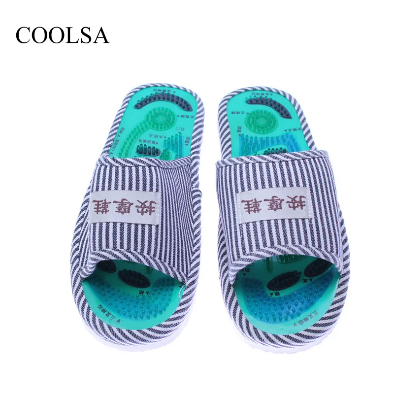 COOLSA Essential Health Care Taichi Acupuncture Massage Slippers High Quality Men's Foot Massage Slippers with Magnet Home Shoes
COOLSA Essential Health Care Taichi Acupuncture Massage Slippers High Quality Men's Foot Massage Slippers with Magnet Home Shoes