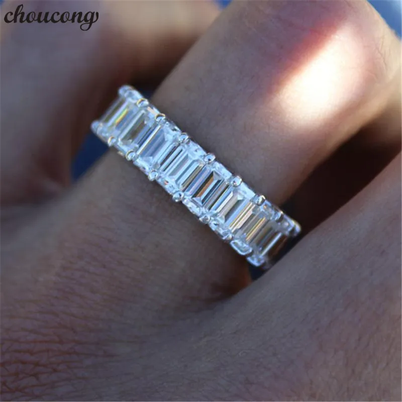 choucong Handmade ring 925 sterling Silver Princess cut AAAAA Zircon Engagement Wedding Band Rings For Women men Jewelry
choucong Handmade ring 925 sterling Silver Princess cut AAAAA Zircon Engagement Wedding Band Rings For Women men Jewelry