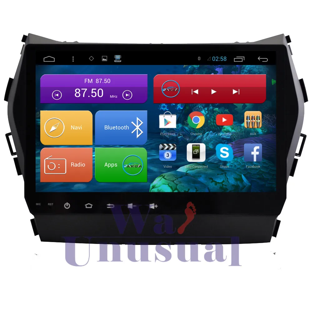 WANUSUAL 9'' Android 6.0 GPS Navigation Radio Player for Hyundai IX45 2013 2014 2015 2016 2017 With BT Wifi Mirror Link 1024*600
WANUSUAL 9'' Android 6.0 GPS Navigation Radio Player for Hyundai IX45 2013 2014 2015 2016 2017 With BT Wifi Mirror Link 1024*600