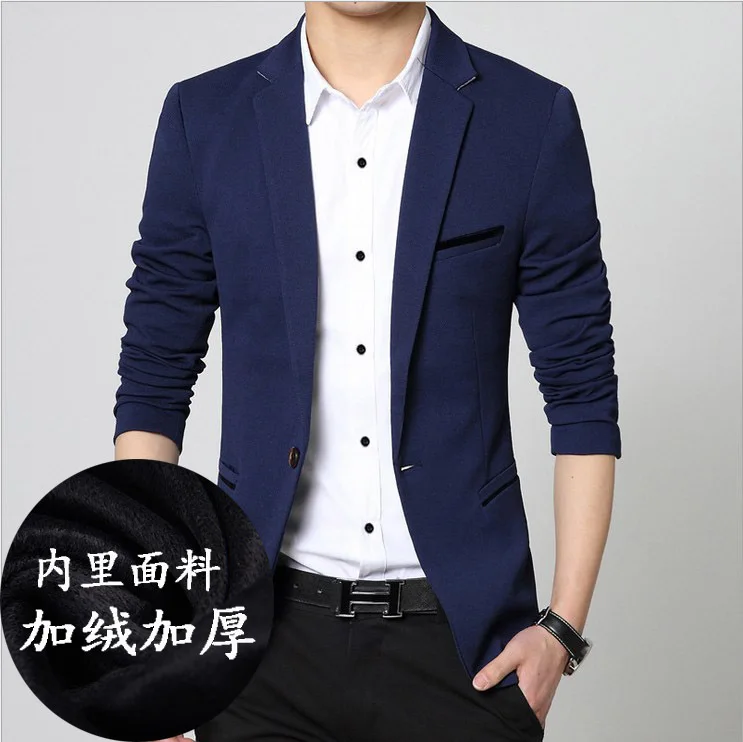 Season new small suit men's suit young male version of the big yards coat of cultivate one's morality men's business trend 
Season new small suit men's suit young male version of the big yards coat of cultivate one's morality men's business trend