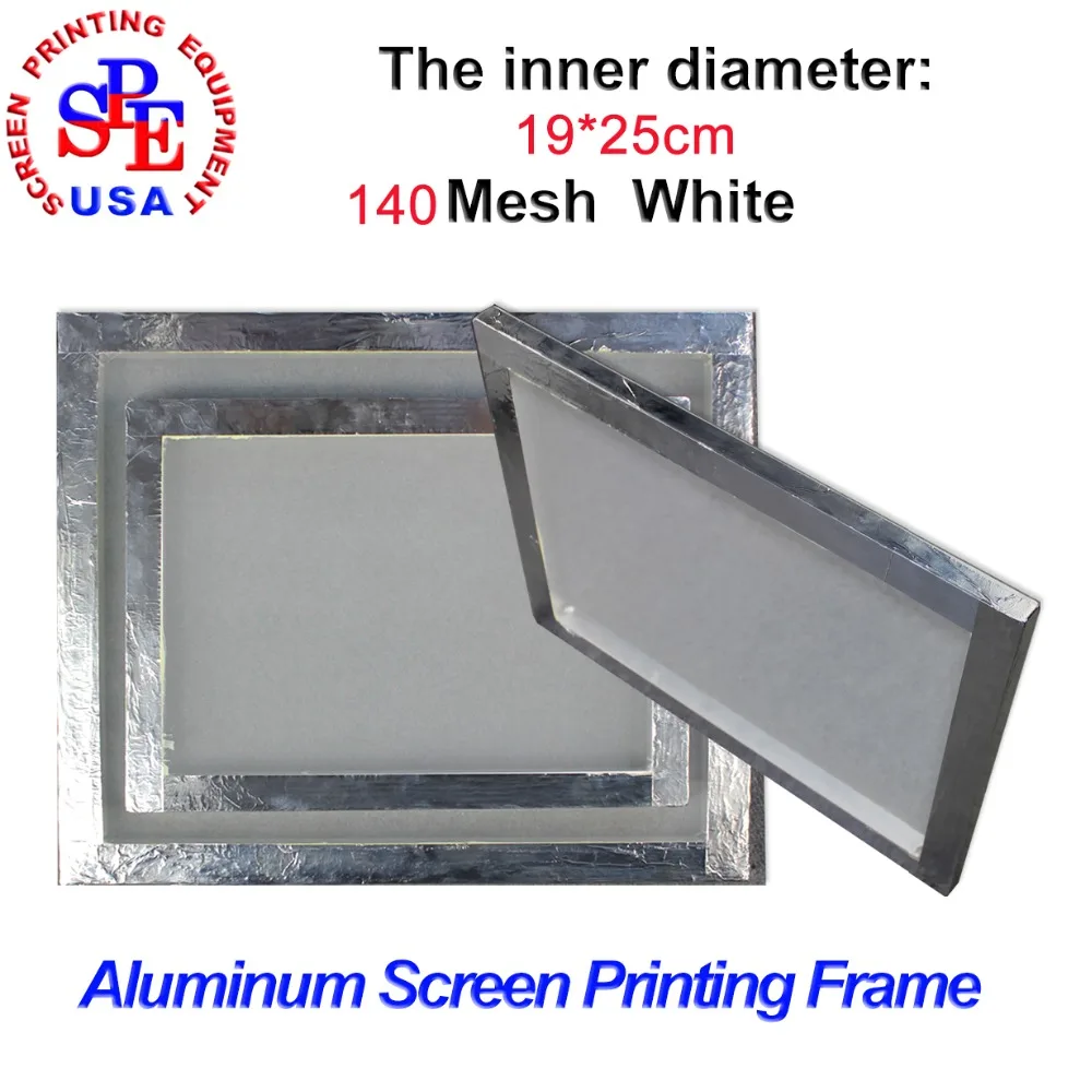 Aluminum Alloy Screen Frame for screen printing inner size 19*25cm with 140mesh
Aluminum Alloy Screen Frame for screen printing inner size 19*25cm with 140mesh