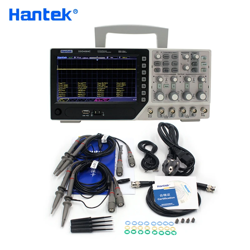 Цифровой осциллограф Hantek DSO4084C 80 МГц 4 канала USB | Инструменты
