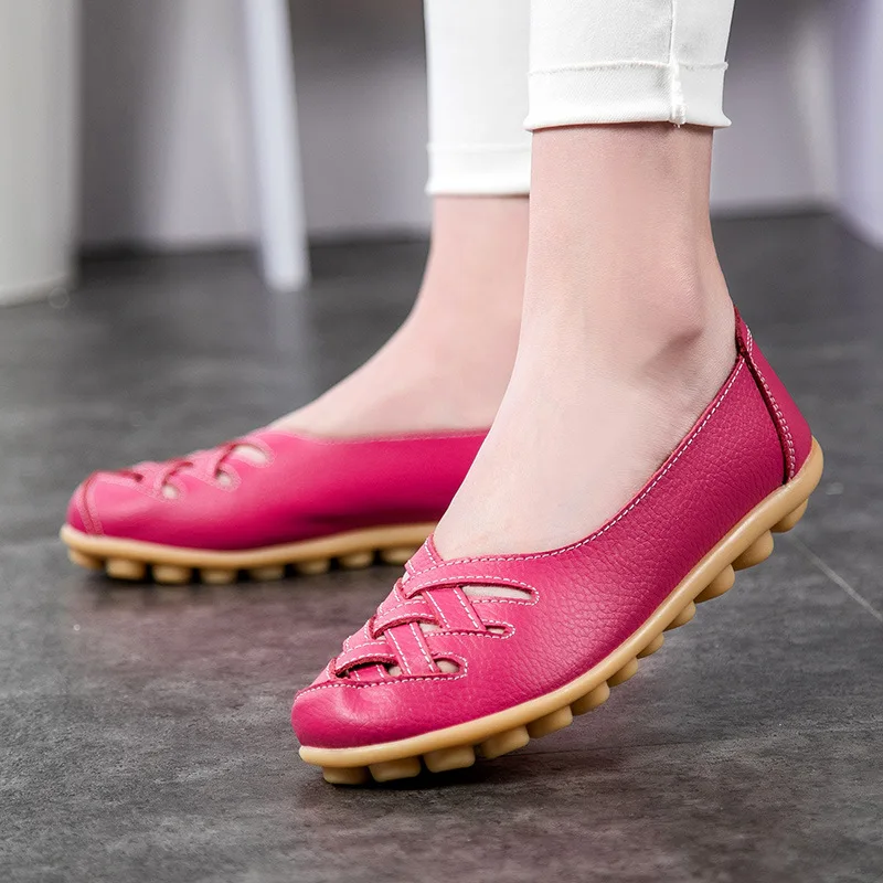 FABRECANDY SUMMER Women Flats Sandals Mother Leather Shoes Casual Moccasins Loafers Women Shoes Comfortable plus Size 34-44
FABRECANDY SUMMER Women Flats Sandals Mother Leather Shoes Casual Moccasins Loafers Women Shoes Comfortable plus Size 34-44