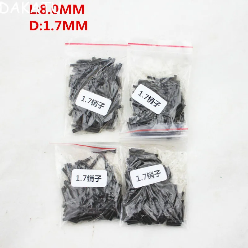 DAKATU The remote control key blank fixed pin 1.7MM 1.7 PIN Fixed for Flip folding remote key blade L:8MM D:1.7MM
DAKATU The remote control key blank fixed pin 1.7MM 1.7 PIN Fixed for Flip folding remote key blade L:8MM D:1.7MM