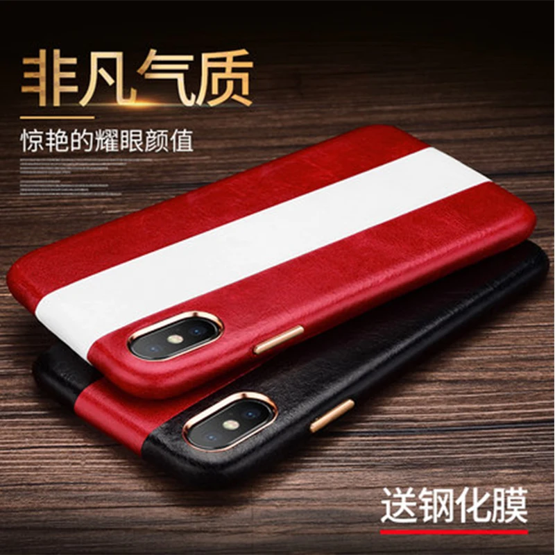 Для iPhone X Бесплатная защита экрана из закаленного стекла цветной защитный чехол из натуральной кожи для Apple iPhone X
Для iPhone X Бесплатная защита экрана из закаленного стекла цветной защитный чехол из натуральной кожи для Apple iPhone X