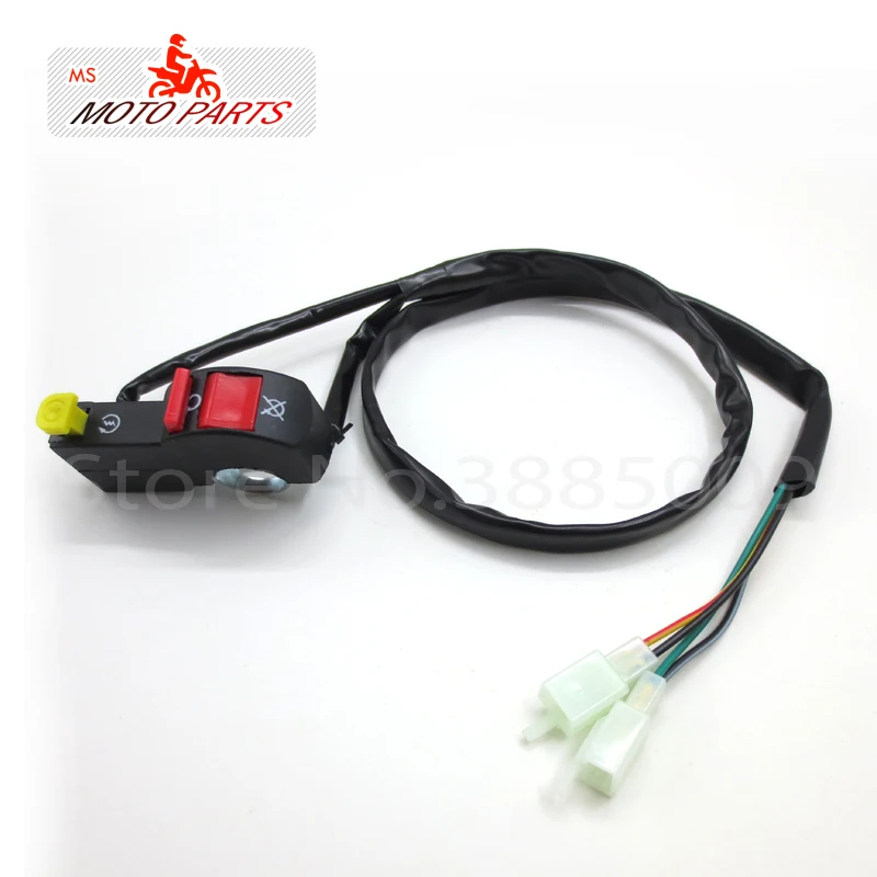 Off-road Motorcycle Electric Start Switch Handlebar ON/OFF Button Headlamp Horn Flameout Switch Motorcycle Motor Switch
Off-road Motorcycle Electric Start Switch Handlebar ON/OFF Button Headlamp Horn Flameout Switch Motorcycle Motor Switch
