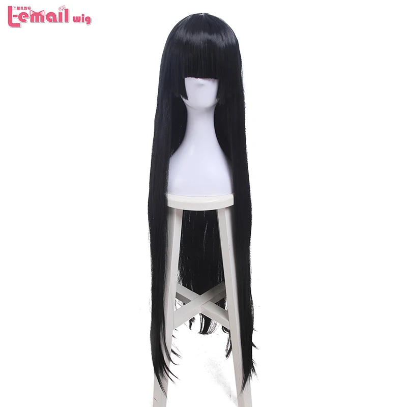 L-email wig Color Black Cosplay Wigs Blunt Bangs 100cm/39.4inches Long Straight Heat Resistant Synthetic Hair Perucas Women Wig
L-email wig Color Black Cosplay Wigs Blunt Bangs 100cm/39.4inches Long Straight Heat Resistant Synthetic Hair Perucas Women Wig