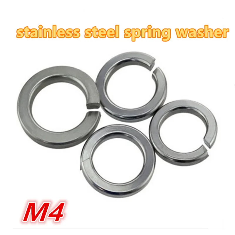 1000pcs m4 304 stainless steel a2 - 70 spring washer / gasket split lock washer / shim elastic washer
1000pcs m4 304 stainless steel a2 - 70 spring washer / gasket split lock washer / shim elastic washer