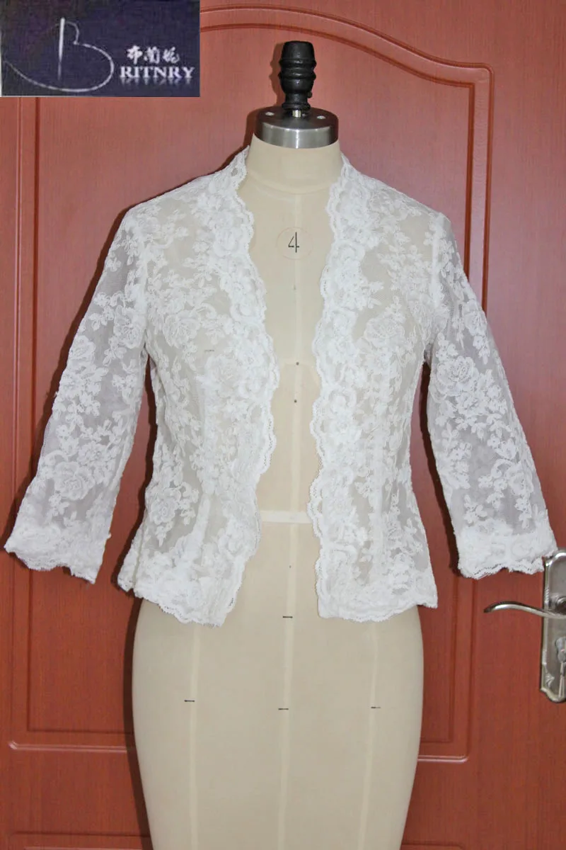 Modest Lace Bolero Jacket Ivory/White Short Wedding Wrap Real Photos Bridal Cape
Modest Lace Bolero Jacket Ivory/White Short Wedding Wrap Real Photos Bridal Cape