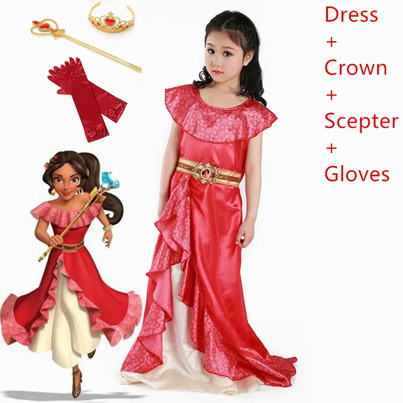 Little Girls Fantasy Elena of Avalor Cosplay Costume dress Off Shoulder Bow Sash Multi Layers Princess Elena Dresses Clothing
Little Girls Fantasy Elena of Avalor Cosplay Costume dress Off Shoulder Bow Sash Multi Layers Princess Elena Dresses Clothing