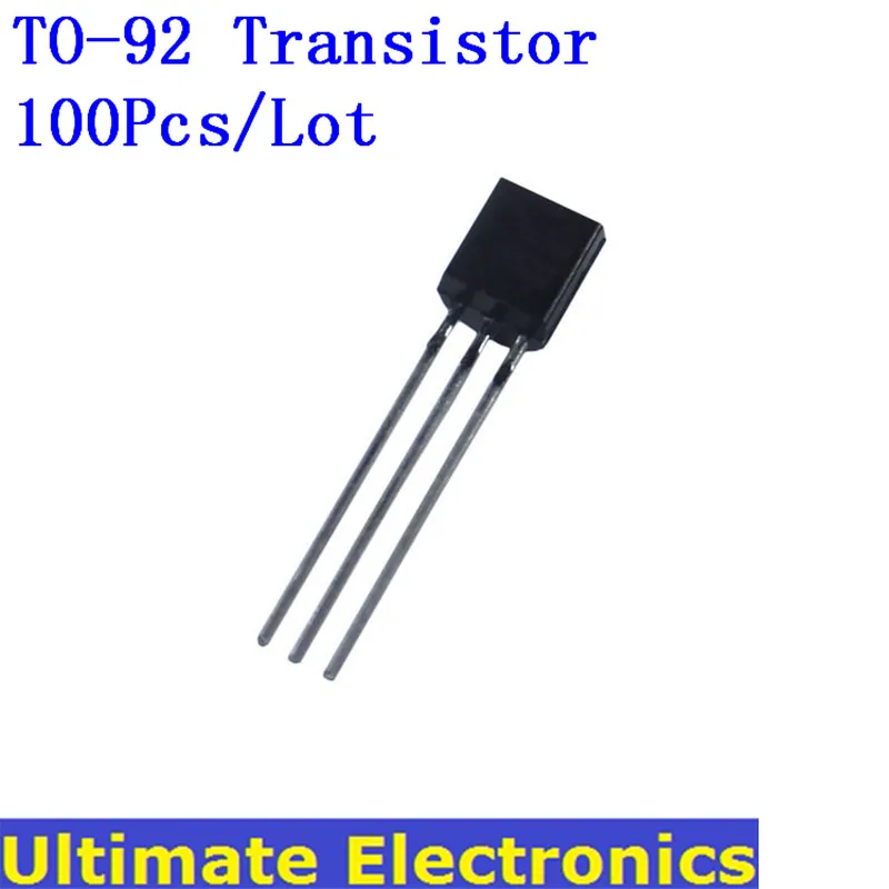 Транзистор 100 шт./лот TO 92 2N2222 2N2907 2N3904 2N3906 2N5401 2N7000 A1015 2SC1815 BC317 BC517 BC547 C945 A42 A92