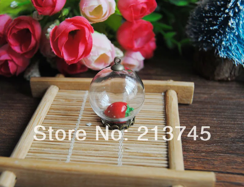 Freeshipping Fashion 25*15mm Glass bubble & bronze lace base& 6mm cap Set DIY glass vial pendant DIY glass bottle
Freeshipping Fashion 25*15mm Glass bubble & bronze lace base& 6mm cap Set DIY glass vial pendant DIY glass bottle