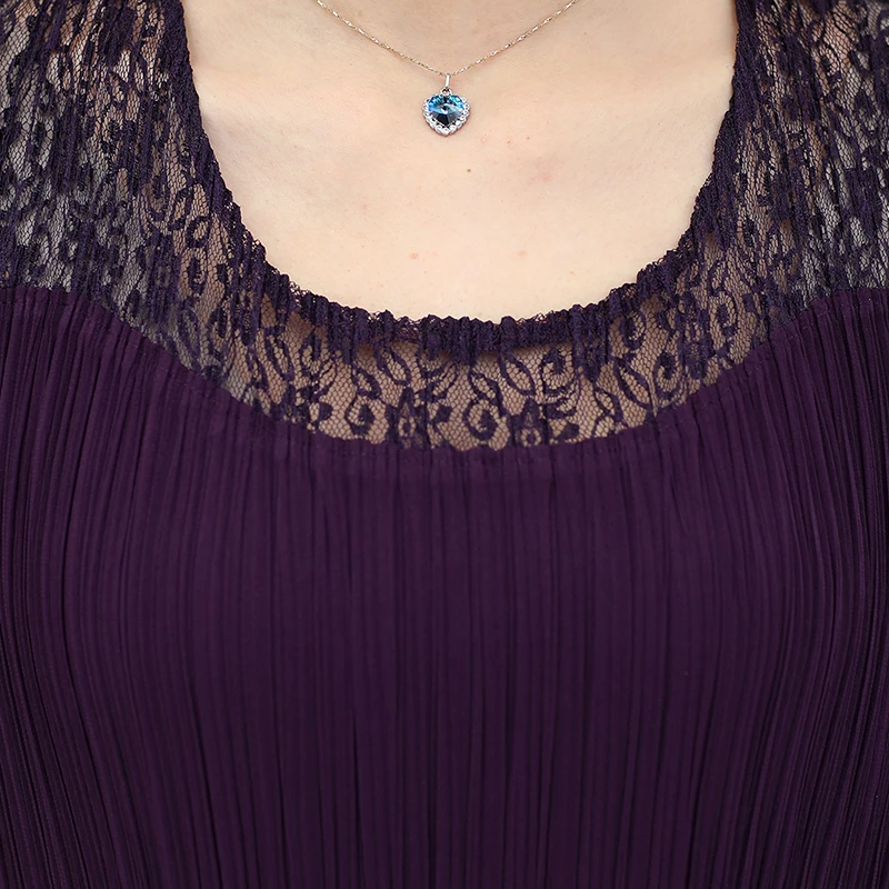 Plus Size XL-5XL Women's Summer pleated Dress Mother three quartre Middle-aged LooseChiffon Hollow Out Patchwork Dresses
Plus Size XL-5XL Women's Summer pleated Dress Mother three quartre Middle-aged LooseChiffon Hollow Out Patchwork Dresses