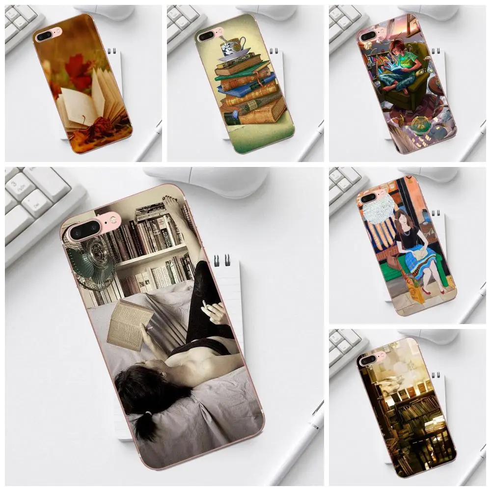Qdowpz Lost In A Book аксессуары для телефона чехол iPhone 4 4S 5 5C SE 6 6S 7 8 Plus X XS Max XR Galaxy A3 A5 J1 J3 J5 J7