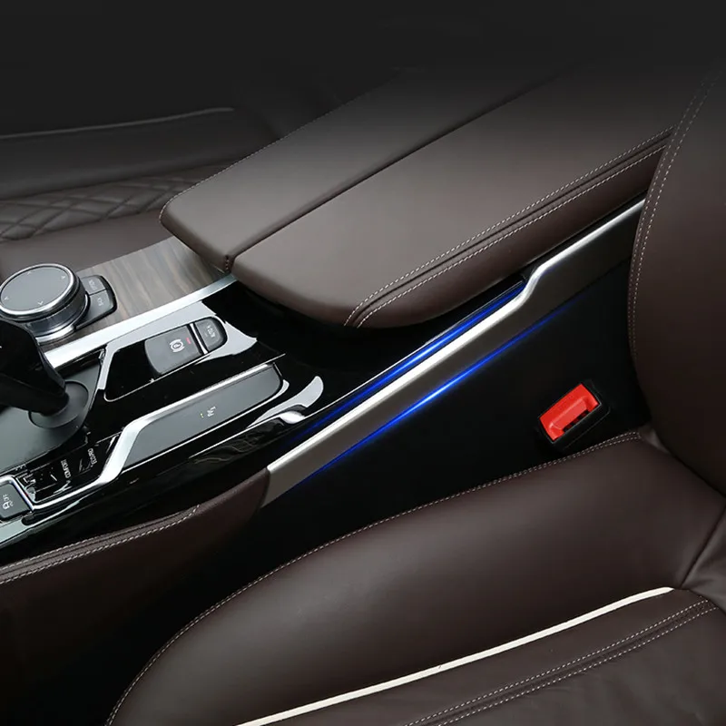 Car Center Console Gear Shift Sequins Trim Strips For BMW 5 Series G30 G38 2018 Stainless Steel 2pcs Interior Decals
Car Center Console Gear Shift Sequins Trim Strips For BMW 5 Series G30 G38 2018 Stainless Steel 2pcs Interior Decals