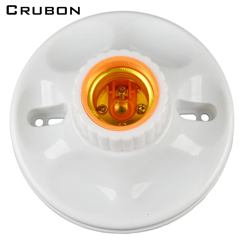 CRUBON 20pcs/ Screw cap holder e27 lamp holder ceiling mounted flat mounted mounted light bulb lamp holder E27socket
CRUBON 20pcs/ Screw cap holder e27 lamp holder ceiling mounted flat mounted mounted light bulb lamp holder E27socket