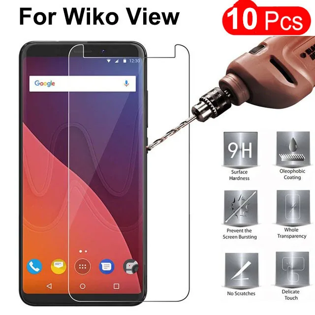 

WIKO VIEW Glass WIKO VIEW Tempered Glass WIKO VIEW LCD Screen Protector 0.26mm 9h Premium Hardness Glass Film 5.7"10PCS