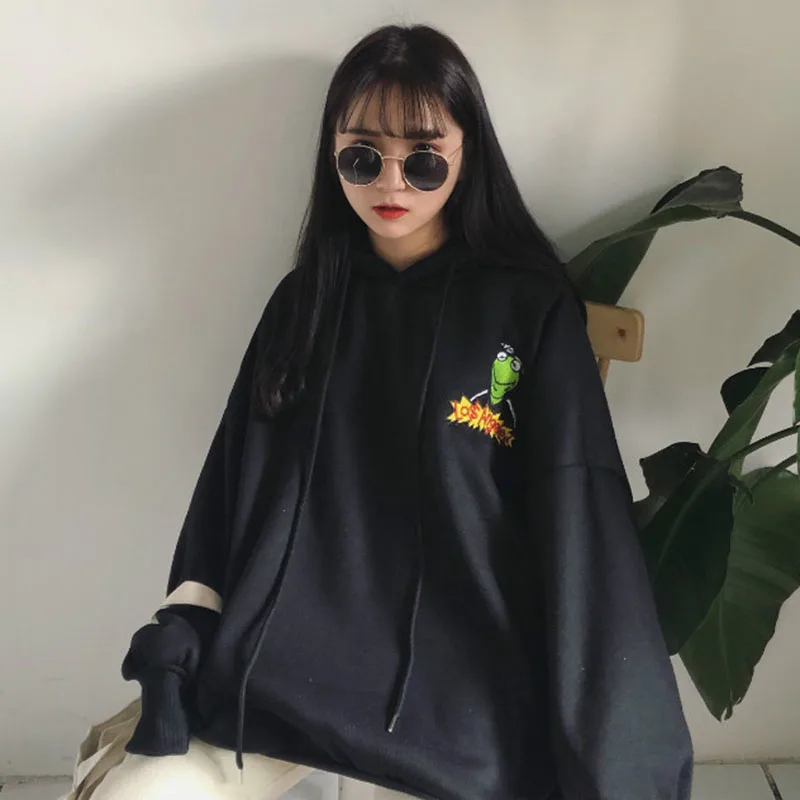 Ulzzang Harajuku Kawaii Letter Embroidered Purple Hoodie Women Autumn Winter Korean Fashion Thicken Streetwear Ladies Sweatshirt
Ulzzang Harajuku Kawaii Letter Embroidered Purple Hoodie Women Autumn Winter Korean Fashion Thicken Streetwear Ladies Sweatshirt