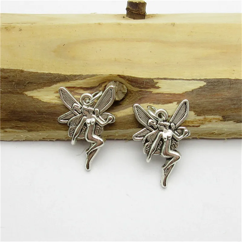 80PCS (21*14mm ) Antique Silver Angel Charms alloy pendant fit European Bracelets DIY Jewelry Findings Making
80PCS (21*14mm ) Antique Silver Angel Charms alloy pendant fit European Bracelets DIY Jewelry Findings Making