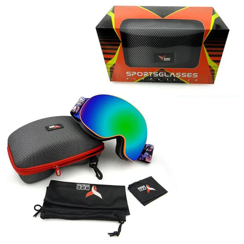 High-end Ski Goggles Double Layer Anti Fog UV400 Waterproof Motocross Snowboard Goggles Ski Glasses Snow Mask Unisex Ski Eyewear
High-end Ski Goggles Double Layer Anti Fog UV400 Waterproof Motocross Snowboard Goggles Ski Glasses Snow Mask Unisex Ski Eyewear