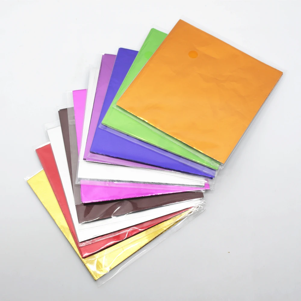 500Pcs/Lot 8x8cm Fine Grain Silver Paper for Chocolate Candy Packaging Paper with Variety of Color Small Mylar Paper
500Pcs/Lot 8x8cm Fine Grain Silver Paper for Chocolate Candy Packaging Paper with Variety of Color Small Mylar Paper