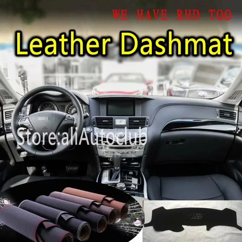 For Infiniti M25 M37 M56 m35h Q70 Q70L 2010-2018 Leather Dashmat Dashboard Cover Dash Carpet Custom Car Styling sunshade LHD+RHD
For Infiniti M25 M37 M56 m35h Q70 Q70L 2010-2018 Leather Dashmat Dashboard Cover Dash Carpet Custom Car Styling sunshade LHD+RHD