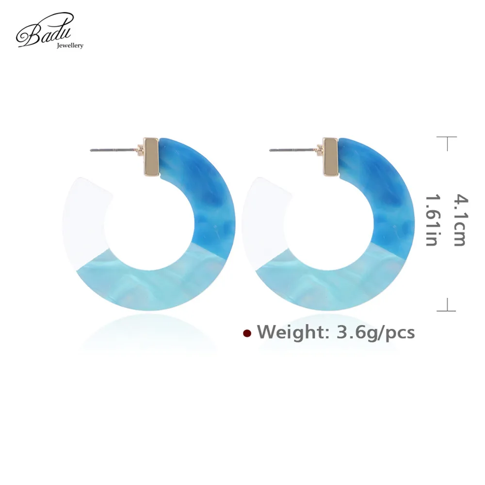 Badu Stitching Acrylic Stud Earrings for Women Bohemian Colorful Round Hollow Earring Fashion Party Jewelry Gift for Girls
Badu Stitching Acrylic Stud Earrings for Women Bohemian Colorful Round Hollow Earring Fashion Party Jewelry Gift for Girls