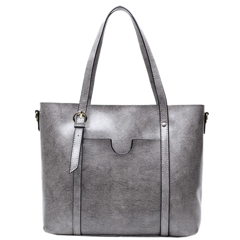 Women Split Leather Handbag Vintage Bag Designer Handbag High Quality Famous Brand Tote Shoulder Ladies Hand Bags Wholesale
Women Split Leather Handbag Vintage Bag Designer Handbag High Quality Famous Brand Tote Shoulder Ladies Hand Bags Wholesale