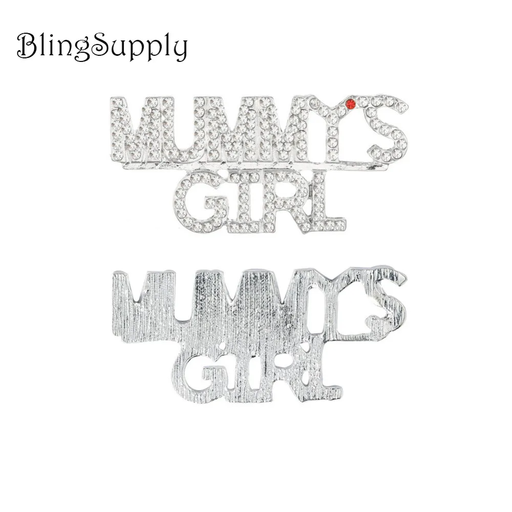 Free shipping flatback Mummy's Girl rhinestone button for DIY 46X21mm 10PCS/LOT(BTN-5645)
Free shipping flatback Mummy's Girl rhinestone button for DIY 46X21mm 10PCS/LOT(BTN-5645)