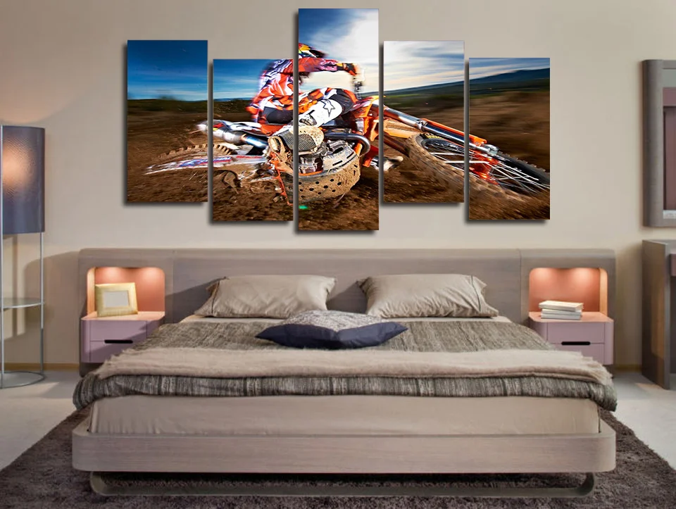 Modern HD Printed motocross Painting on canvas room decoration print poster art picture canvas wholesale drop shipping
Modern HD Printed motocross Painting on canvas room decoration print poster art picture canvas wholesale drop shipping